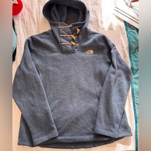 The North Face toggle women’s navy Pullover Hoodie cabincore Nordic